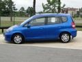 2008 Vivid Blue Pearl Honda Fit Hatchback  photo #9