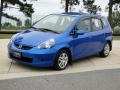 2008 Vivid Blue Pearl Honda Fit Hatchback  photo #11