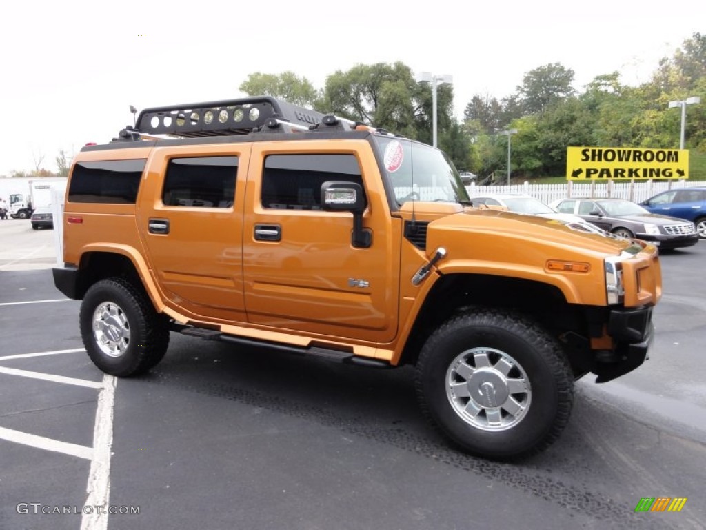 2006 H2 SUV - Fusion Orange / Ebony photo #6