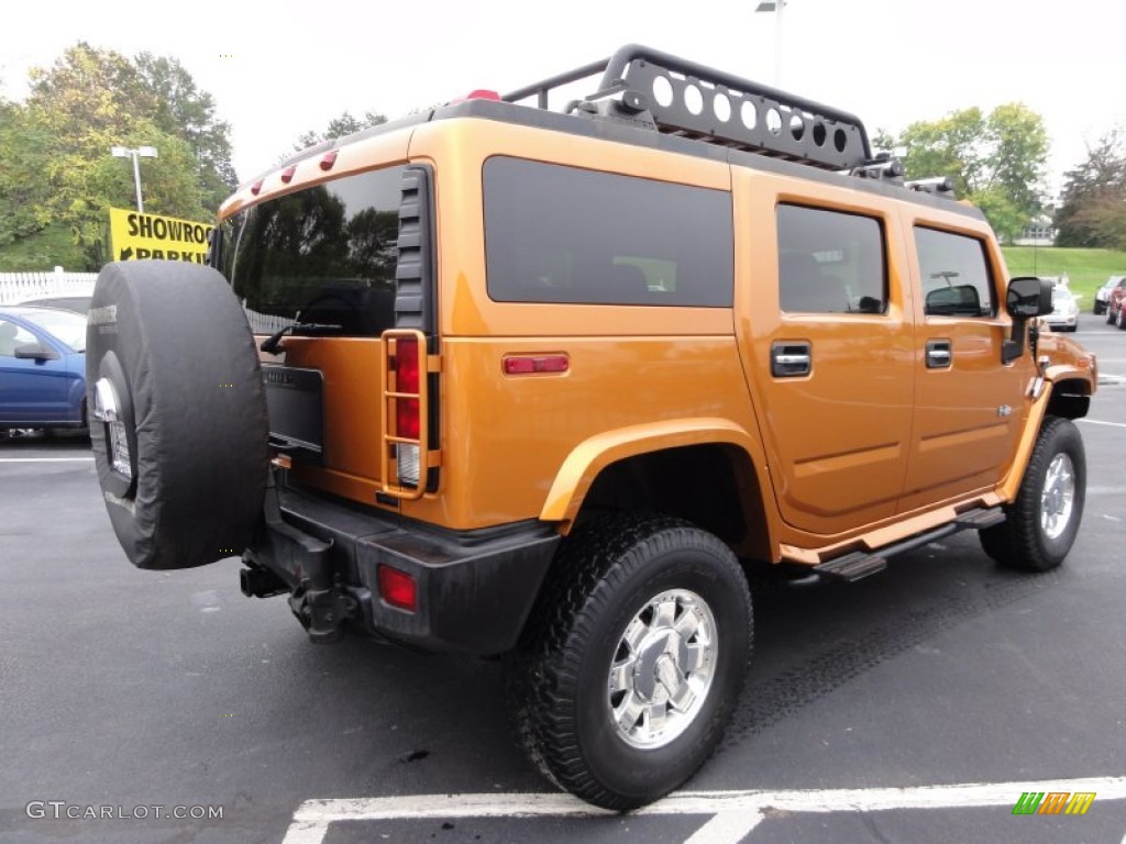 2006 H2 SUV - Fusion Orange / Ebony photo #8