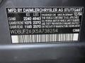  2005 E 320 CDI Sedan Flint Grey Metallic Color Code 368