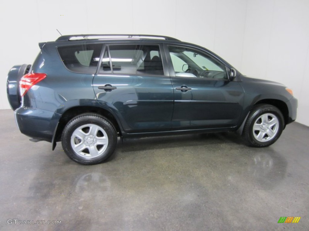 2010 RAV4 I4 4WD - Black Forest Pearl / Ash Gray photo #11