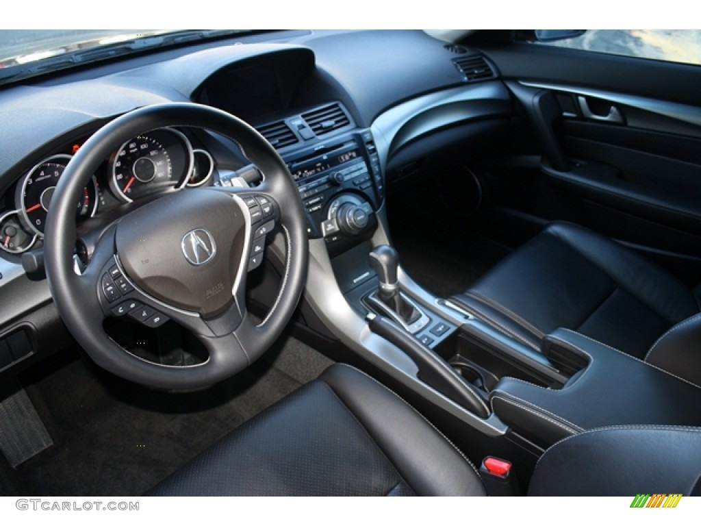 Ebony Black Interior 2011 Acura Tl 3 7 Sh Awd Technology