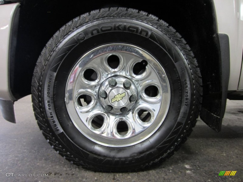 2007 Silverado 1500 LS Extended Cab 4x4 - Silver Birch Metallic / Dark Titanium Gray photo #6