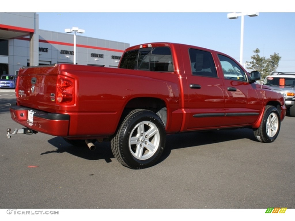 Inferno Red Crystal Pearl 2007 Dodge Dakota SLT Quad Cab 4x4 Exterior Photo #55275032
