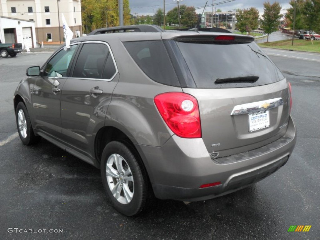 2011 Equinox LT AWD - Mocha Steel Metallic / Light Titanium/Jet Black photo #2