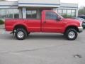 2002 Red Ford F350 Super Duty XLT Regular Cab 4x4  photo #4