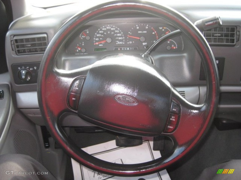 2002 F350 Super Duty XLT Regular Cab 4x4 - Red / Medium Flint photo #26