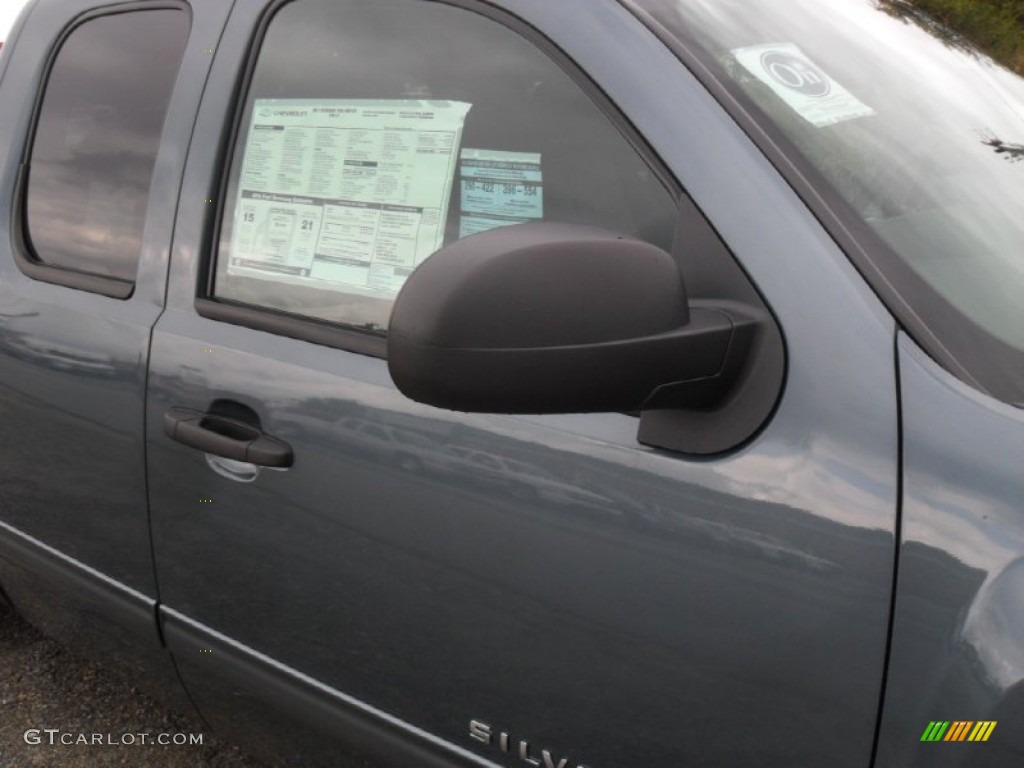 2011 Silverado 1500 LT Extended Cab 4x4 - Blue Granite Metallic / Ebony photo #22