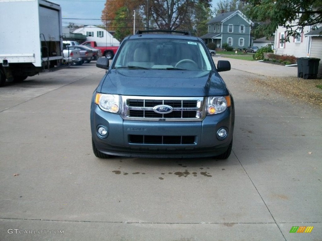 2012 Escape XLT 4WD - Steel Blue Metallic / Stone photo #2