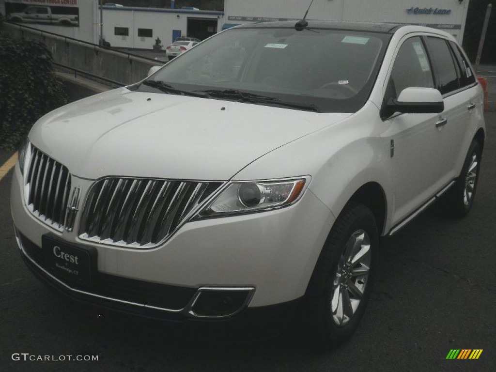 White Platinum Tri-Coat 2011 Lincoln MKX AWD Exterior Photo #55277639
