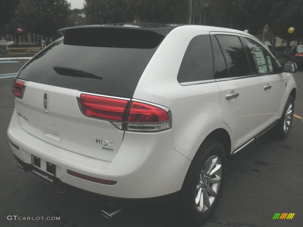 White Platinum Tri-Coat 2011 Lincoln MKX AWD Exterior Photo #55277666