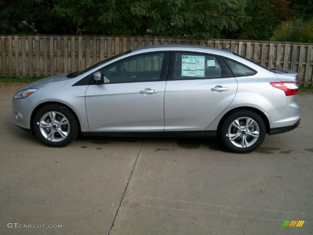 2012 Focus SE Sport Sedan - Ingot Silver Metallic / Two-Tone Sport photo #6
