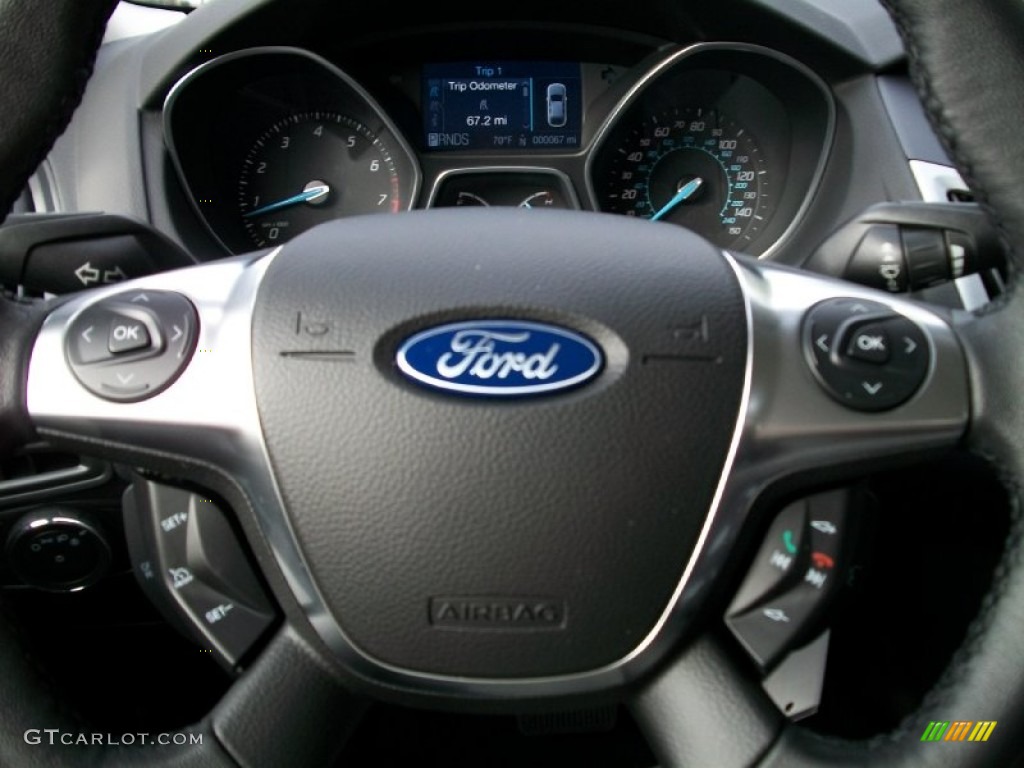 2012 Focus SE Sport Sedan - Ingot Silver Metallic / Two-Tone Sport photo #10