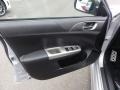 Carbon Black 2010 Subaru Impreza WRX Sedan Door Panel