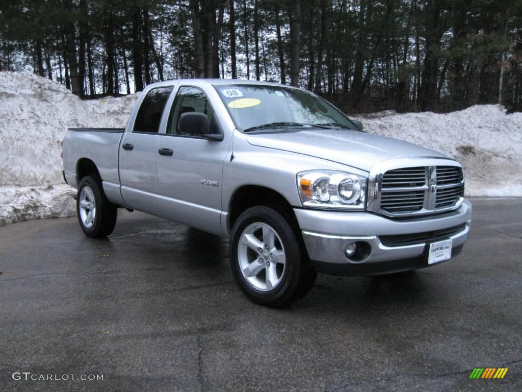 Bright Silver Metallic Dodge Ram 1500