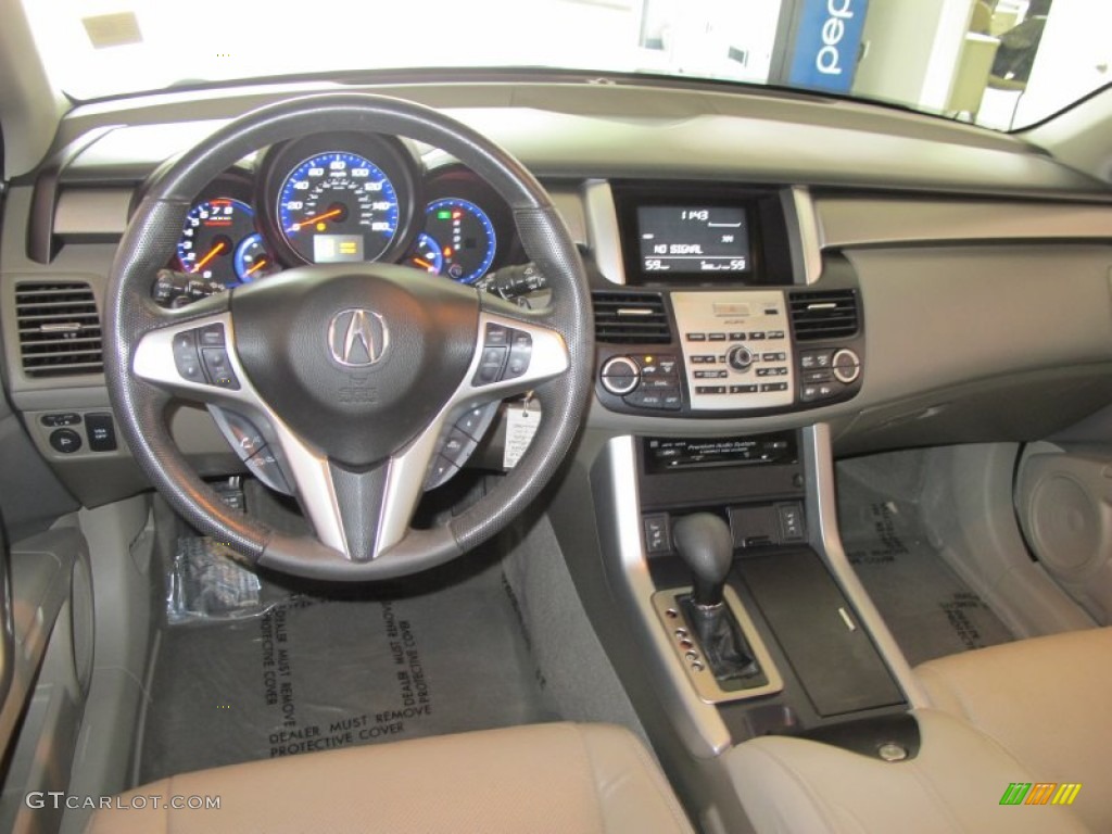 2009 Acura RDX SH-AWD Taupe Dashboard Photo #55278173