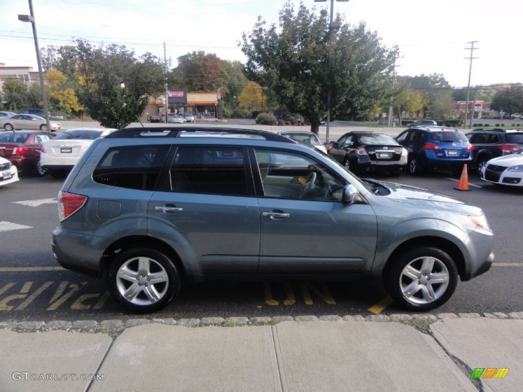 2009 Forester 2.5 X Limited - Sage Green Metallic / Platinum photo #9