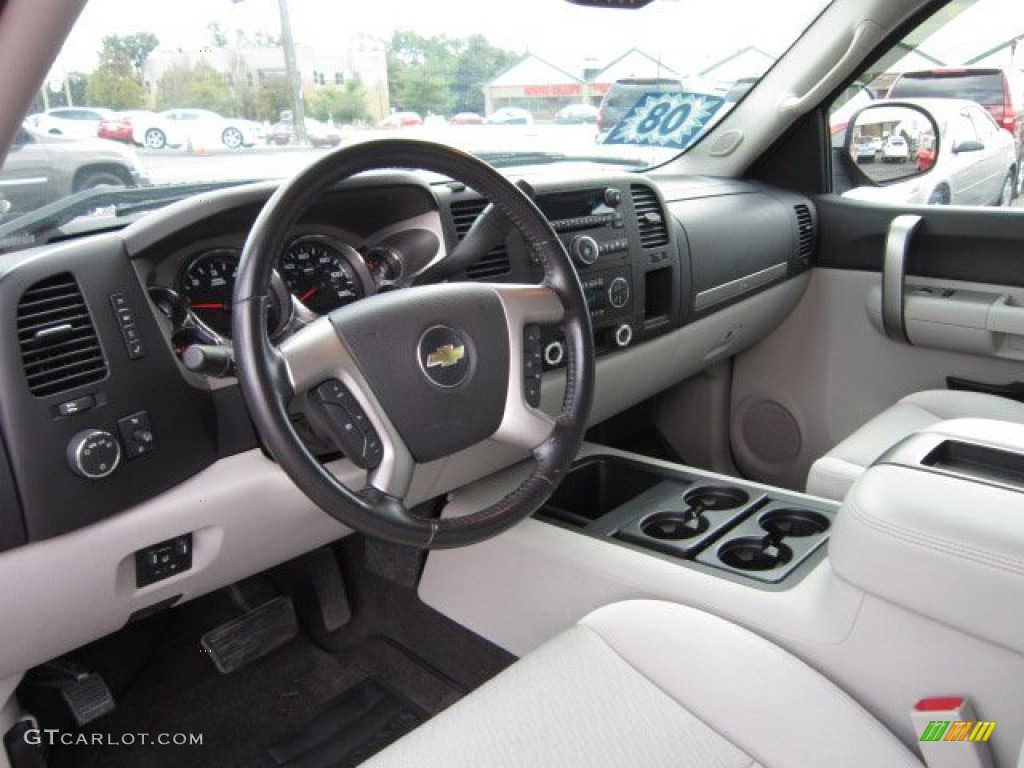 Light Titanium/Ebony Accents Interior 2008 Chevrolet Silverado 1500 LT Crew Cab 4x4 Photo #55278584