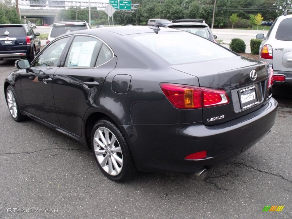 2009 IS 250 AWD - Smoky Granite Mica / Black photo #5