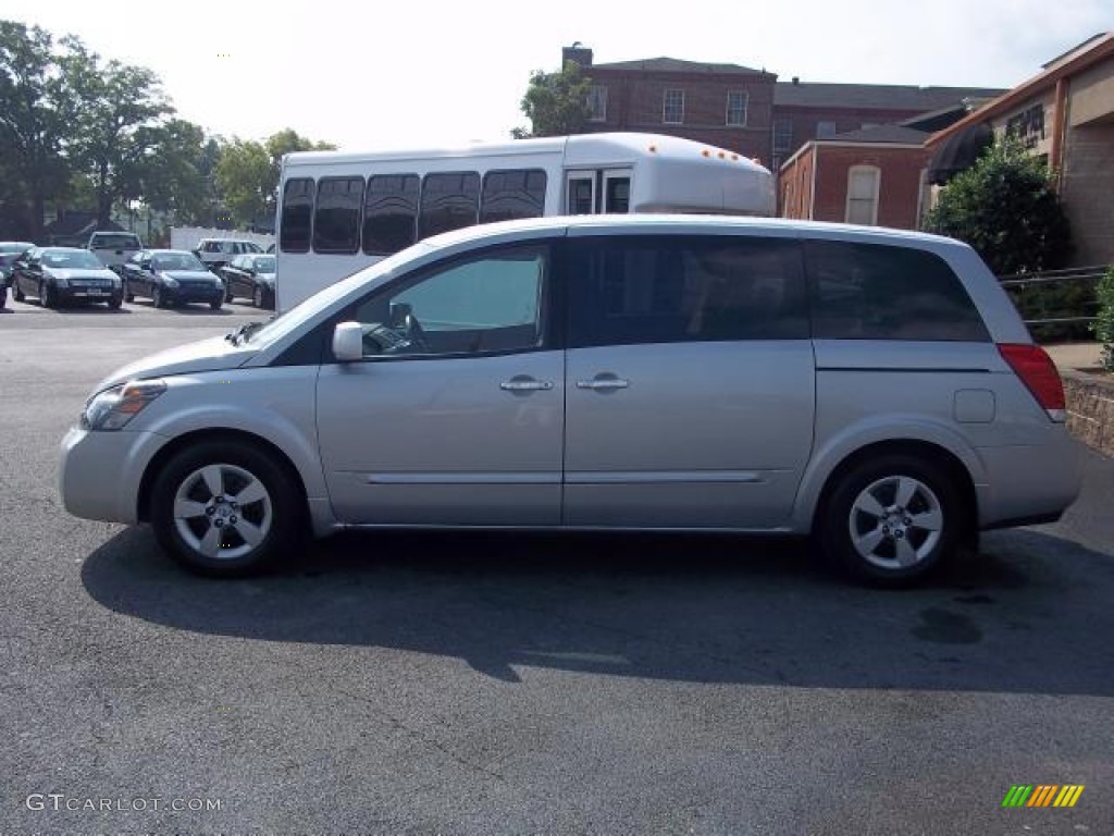 Radiant Silver Metallic Nissan Quest