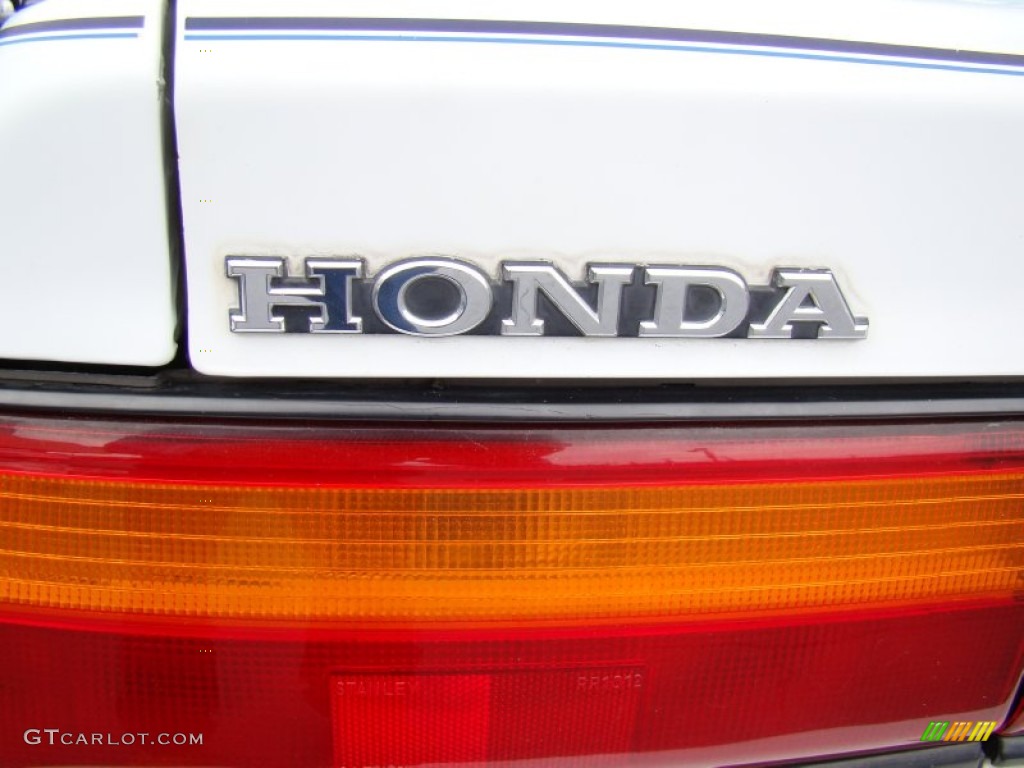 1991 Civic LX Sedan - Frost White / Blue photo #31