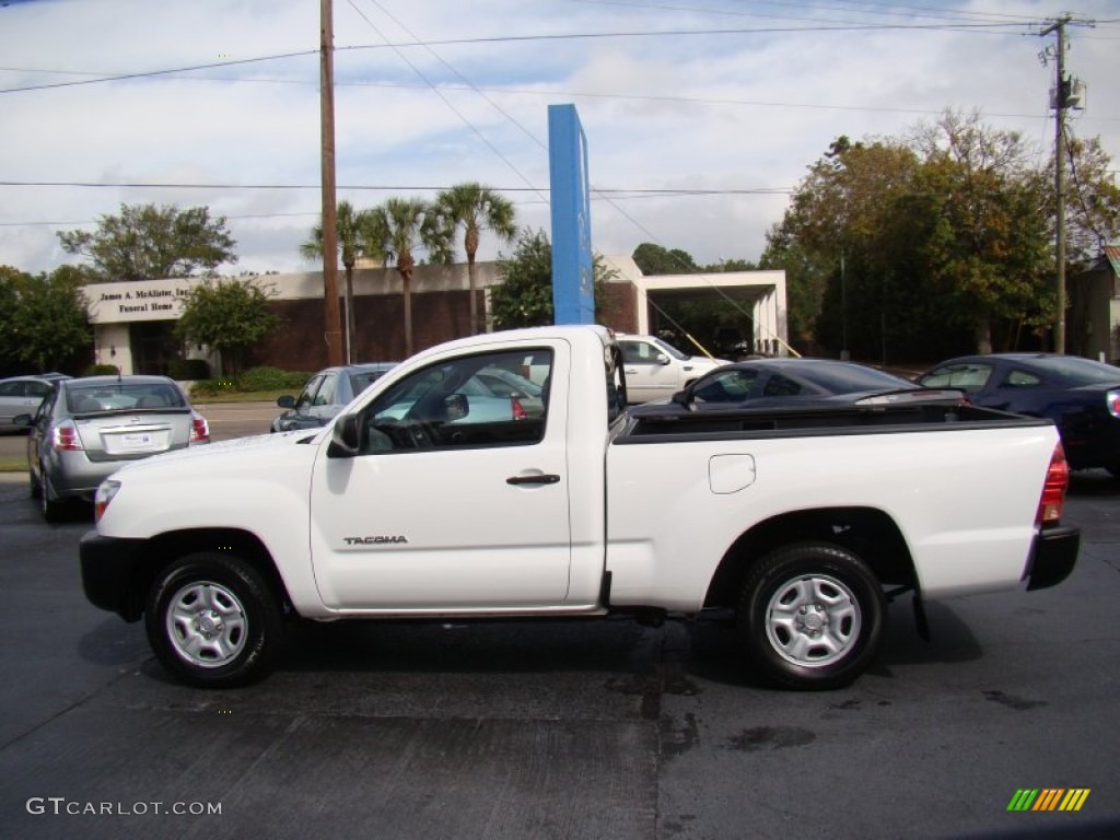 Super White 2008 Toyota Tacoma Regular Cab Exterior Photo #55280277