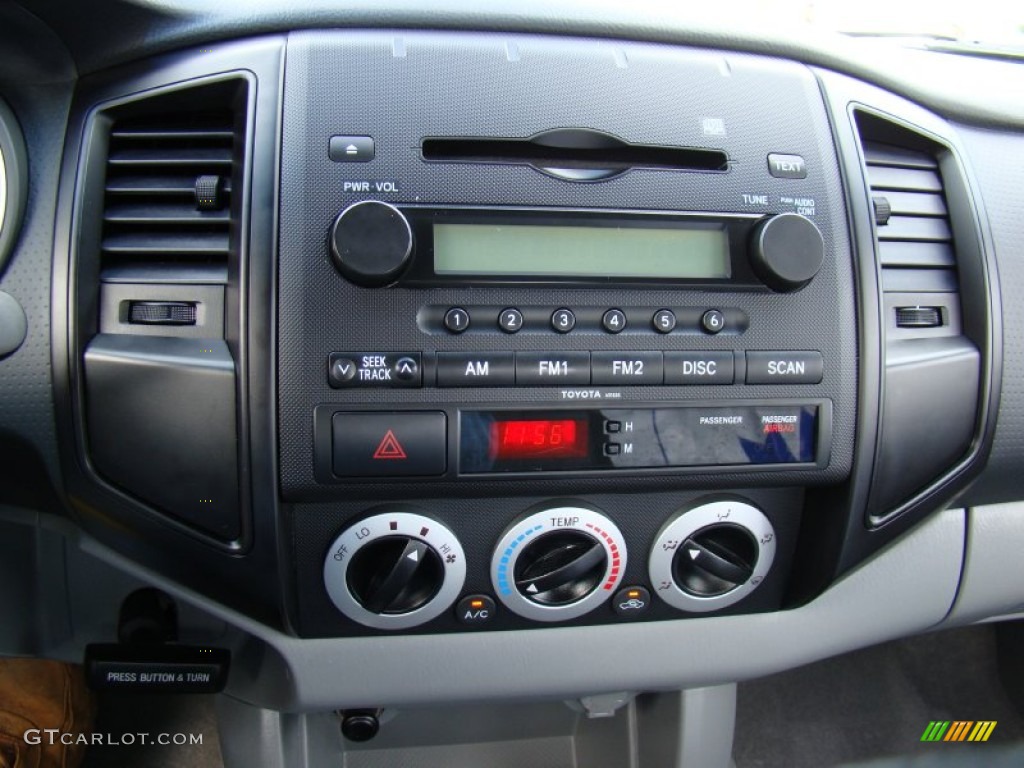 2008 Toyota Tacoma Regular Cab Graphite Gray Dashboard Photo #55280328