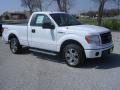 Oxford White - F150 STX Regular Cab Photo No. 8