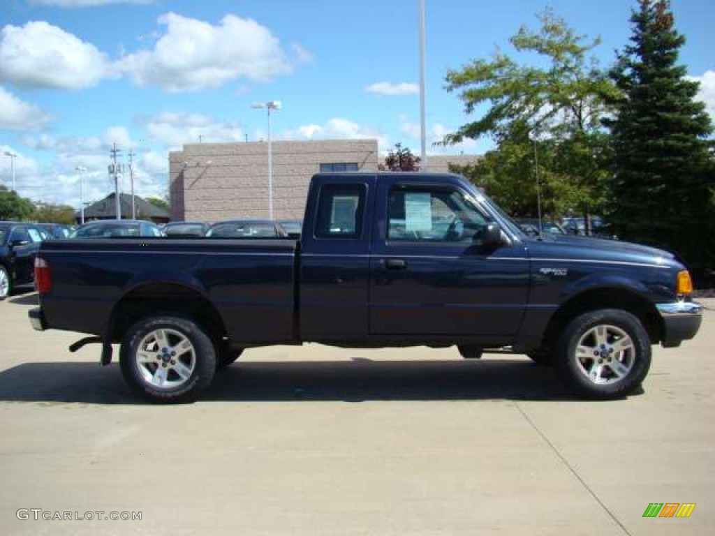Deep Wedgewood Blue Metallic 2003 Ford Ranger XLT SuperCab 4x4 Exterior Photo #55281316
