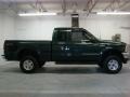2003 Dark Highland Green Metallic Ford F350 Super Duty Lariat SuperCab 4x4  photo #2