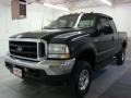 2003 Dark Highland Green Metallic Ford F350 Super Duty Lariat SuperCab 4x4  photo #10
