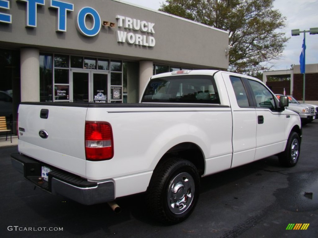 2006 F150 XL SuperCab - Oxford White / Medium/Dark Flint photo #8
