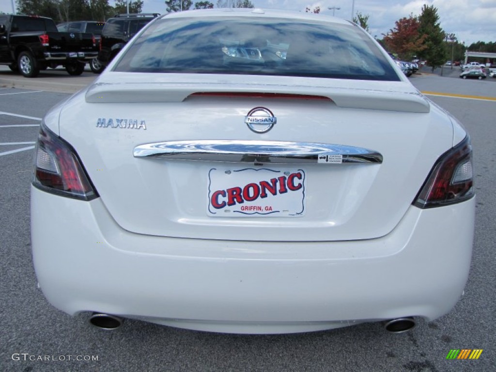 2012 Maxima 3.5 SV Sport - Winter Frost White / Charcoal photo #4