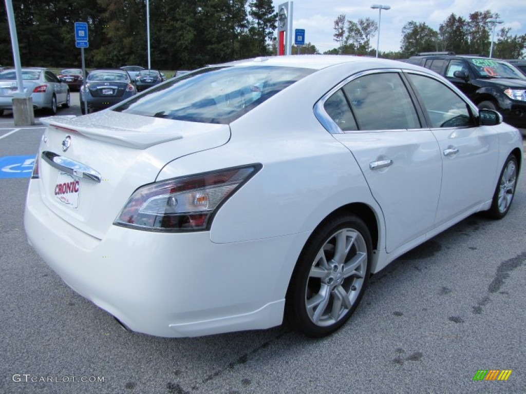 2012 Maxima 3.5 SV Sport - Winter Frost White / Charcoal photo #5