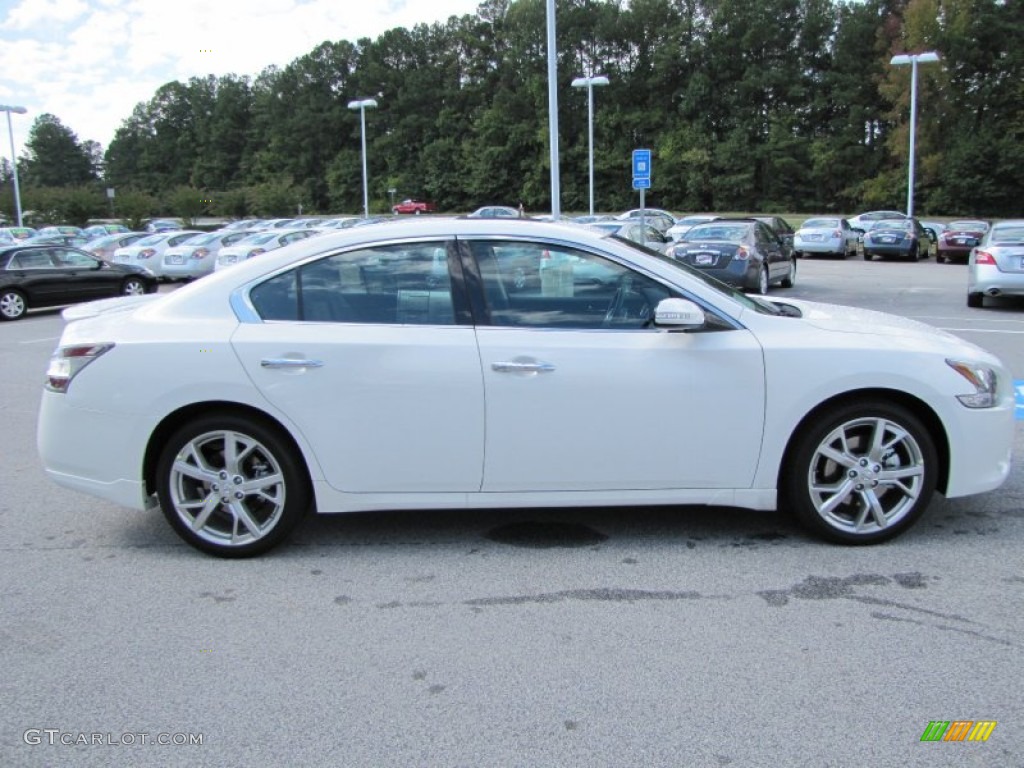 2012 Maxima 3.5 SV Sport - Winter Frost White / Charcoal photo #6