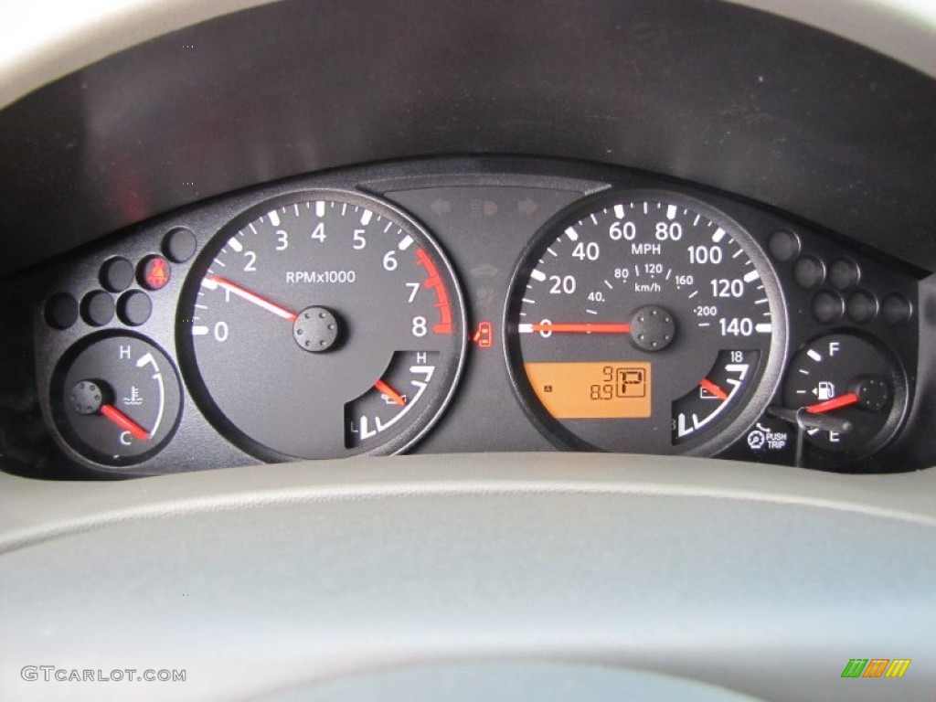 2012 Nissan Frontier SV Crew Cab Gauges Photo #55282587