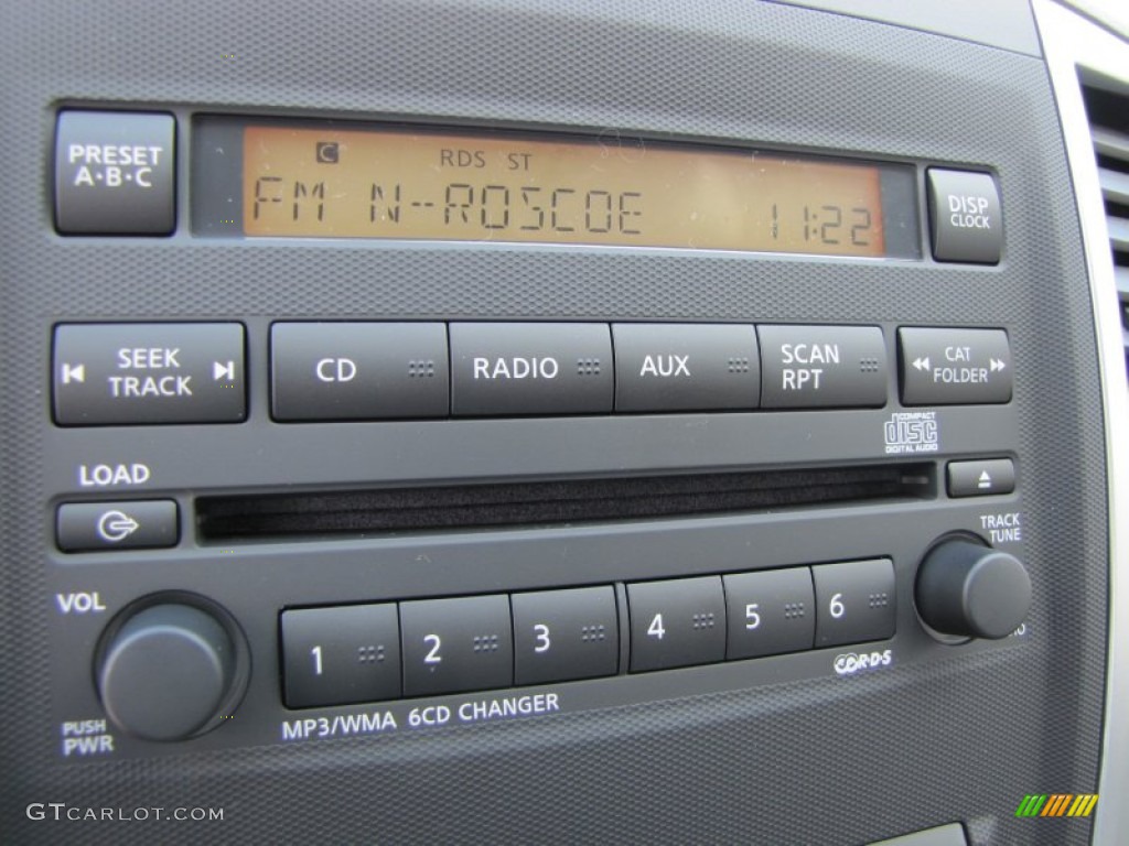 2012 Nissan Frontier SV Crew Cab Audio System Photo #55282590