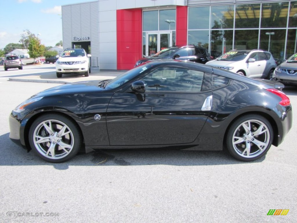 Magnetic Black 2011 Nissan 370Z Sport Coupe Exterior Photo #55282701