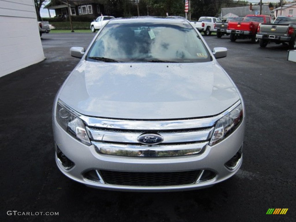 2010 Fusion Sport AWD - Brilliant Silver Metallic / Charcoal Black/Sport Black photo #2