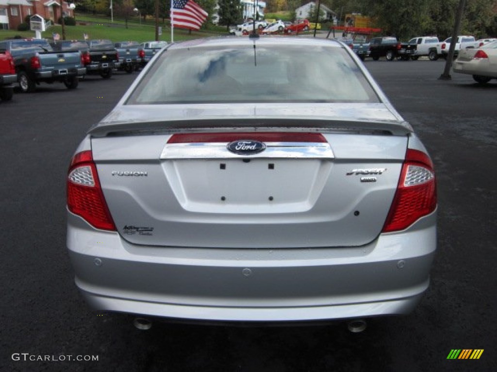 2010 Fusion Sport AWD - Brilliant Silver Metallic / Charcoal Black/Sport Black photo #6