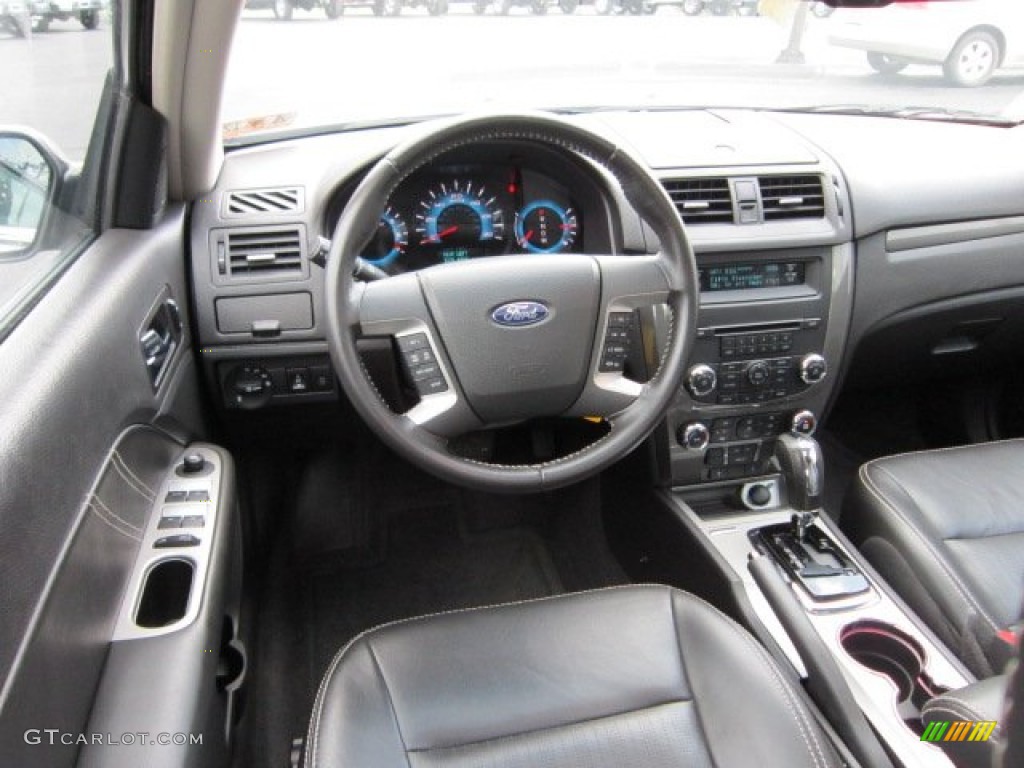 2010 Ford Fusion Sport AWD Charcoal Black/Sport Black Dashboard Photo #55284517