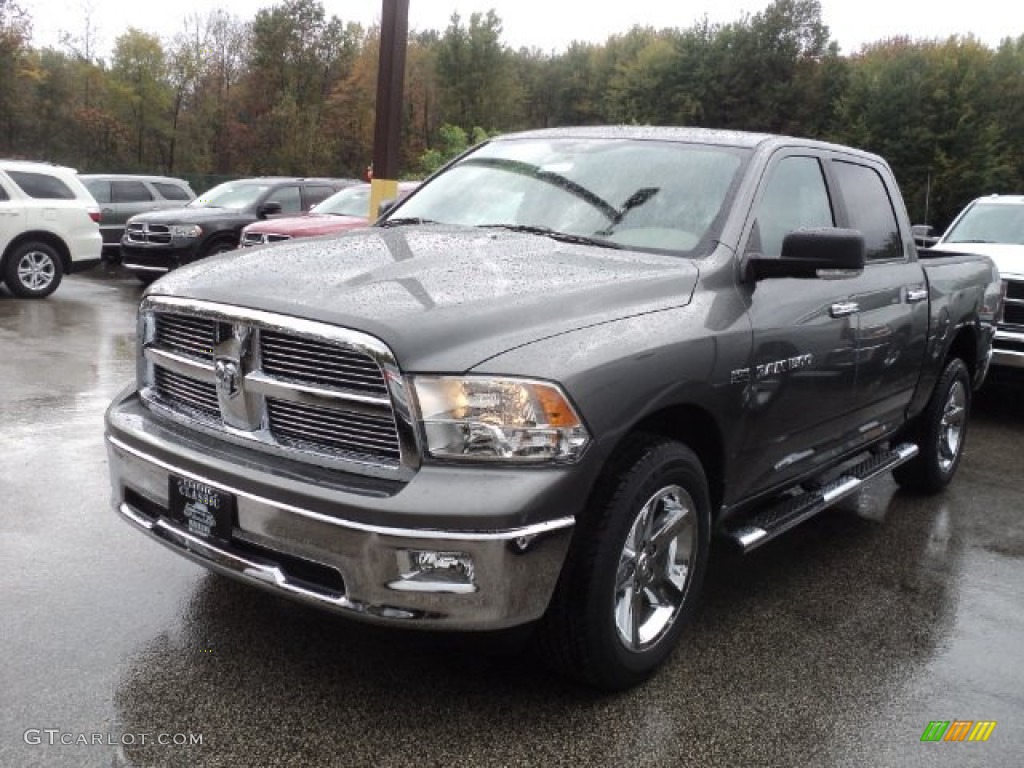 2012 Ram 1500 Big Horn Crew Cab 4x4 - Mineral Gray Metallic / Dark Slate Gray/Medium Graystone photo #1