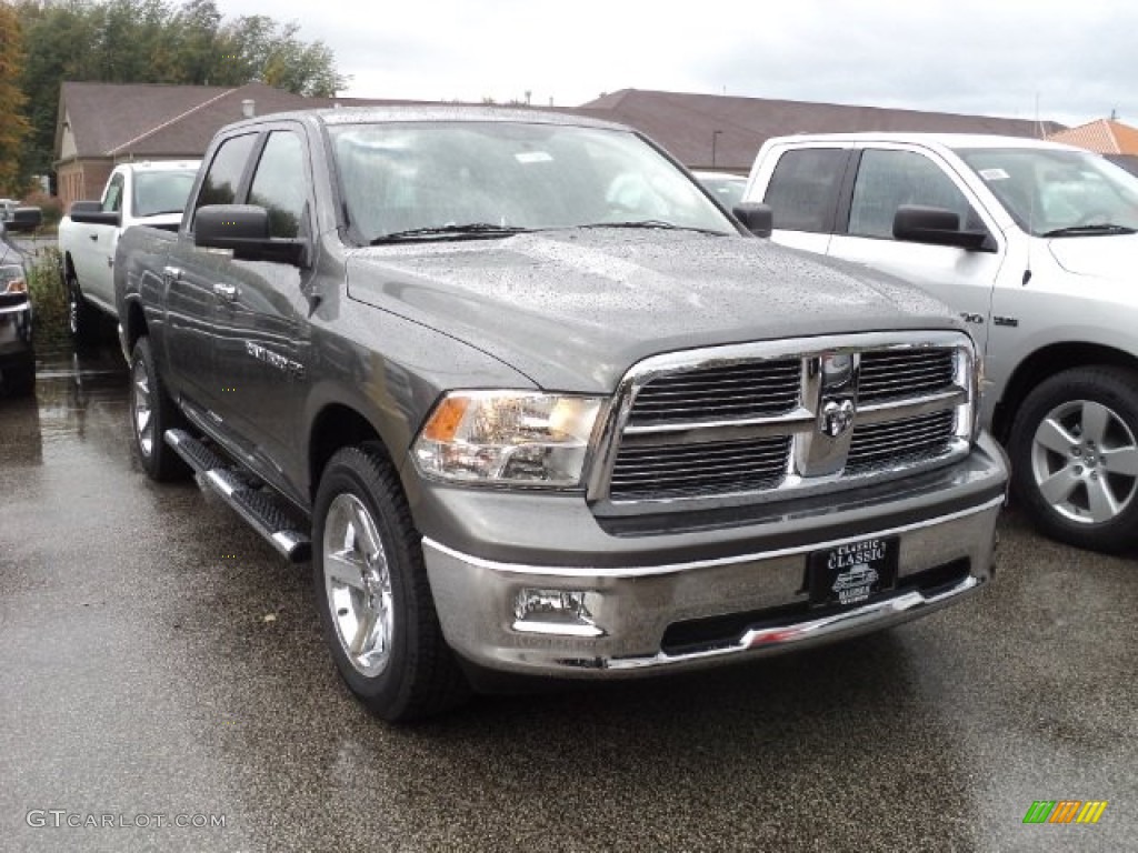 2012 Ram 1500 Big Horn Crew Cab 4x4 - Mineral Gray Metallic / Dark Slate Gray/Medium Graystone photo #2
