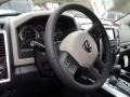 Dark Slate Gray/Medium Graystone 2012 Dodge Ram 1500 Big Horn Crew Cab 4x4 Steering Wheel