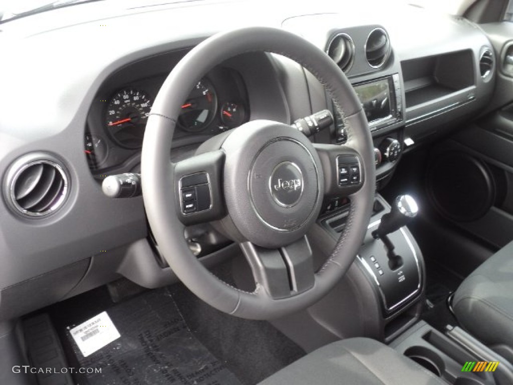 2012 Jeep Patriot Latitude 4x4 Dark Slate Gray Dashboard Photo #55285045