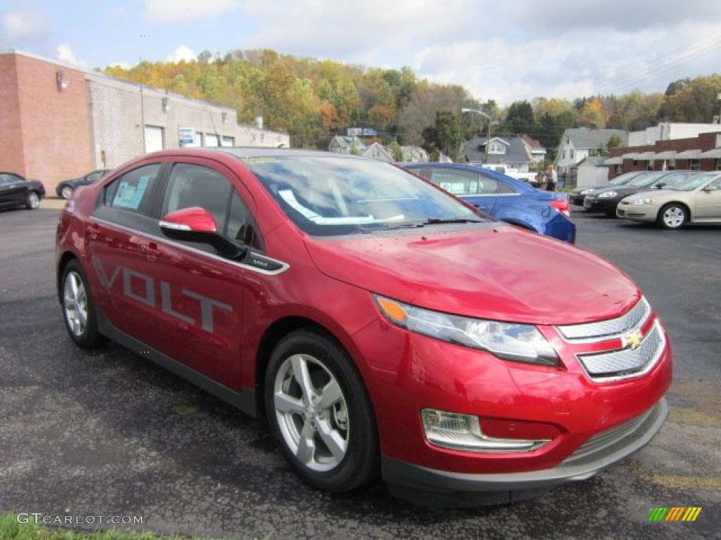 Crystal Red Tintcoat 2012 Chevrolet Volt Hatchback Exterior Photo #55285249