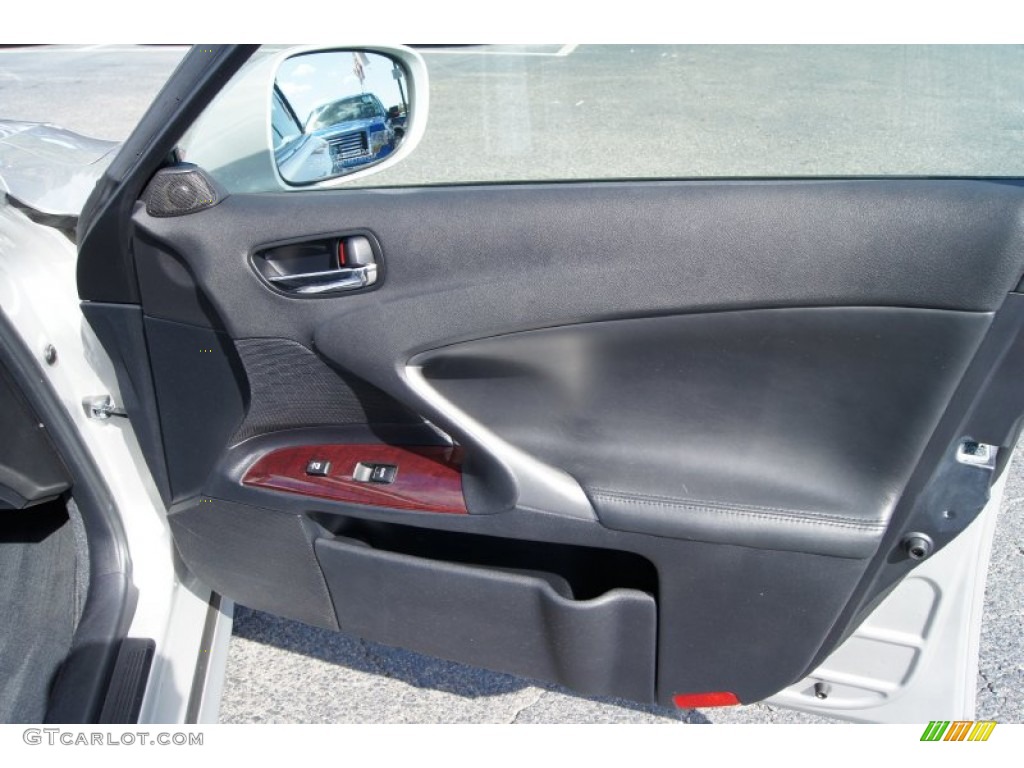 2006 Lexus IS 350 Black Door Panel Photo #55285261
