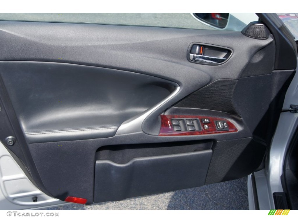 2006 Lexus IS 350 Black Door Panel Photo #55285286