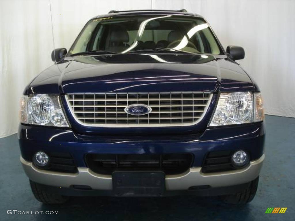 2005 Explorer Eddie Bauer 4x4 - Dark Blue Pearl Metallic / Medium Parchment photo #3